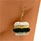 Boucles d'oreilles hamburger