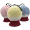 Boules à neige de Noël au crochet – Lot de 3 décorations pour sapin