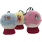Boules à neige de Noël au crochet – Lot de 3 avec personnages décoratifs